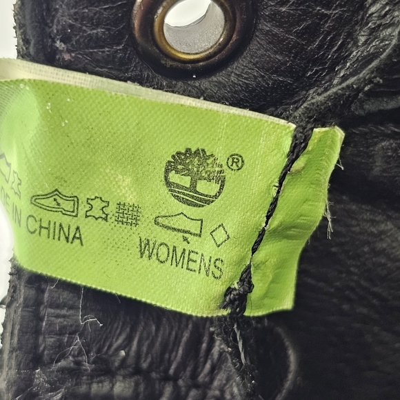 Timberland Women's 6-inch Premium Waterproof Black Leather Boot, EUC, size 8.5 - Picture 10 of 12